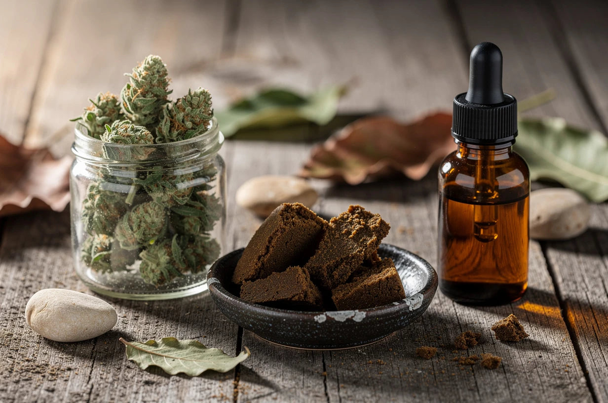 How long do the effects of cbd flower last vs hash vs oil?